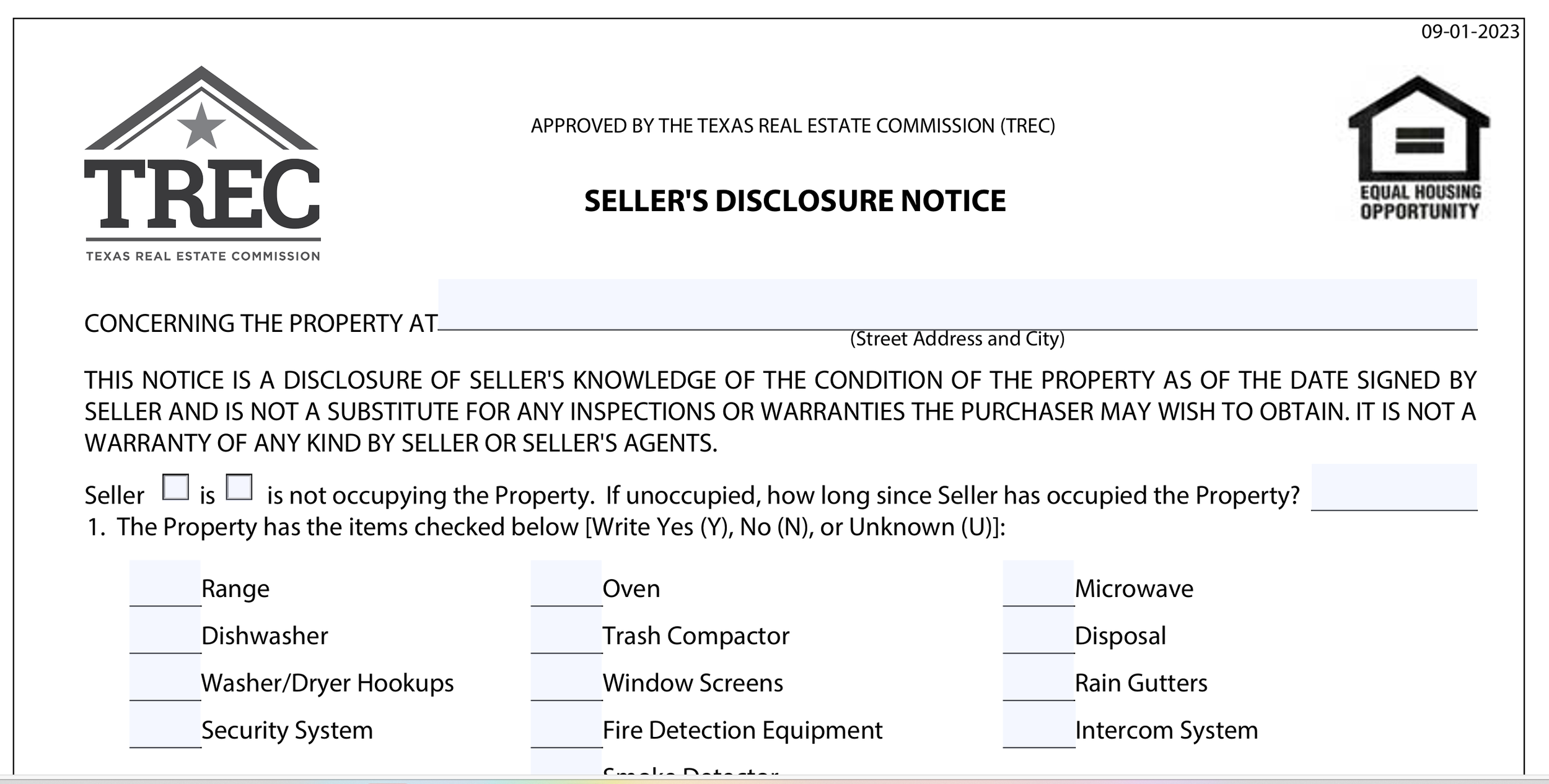 Seller Disclosures and Probate Sales in Texas: Key Facts for Personal Representatives